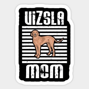 Vizsla Mom Proud Dogs Sticker